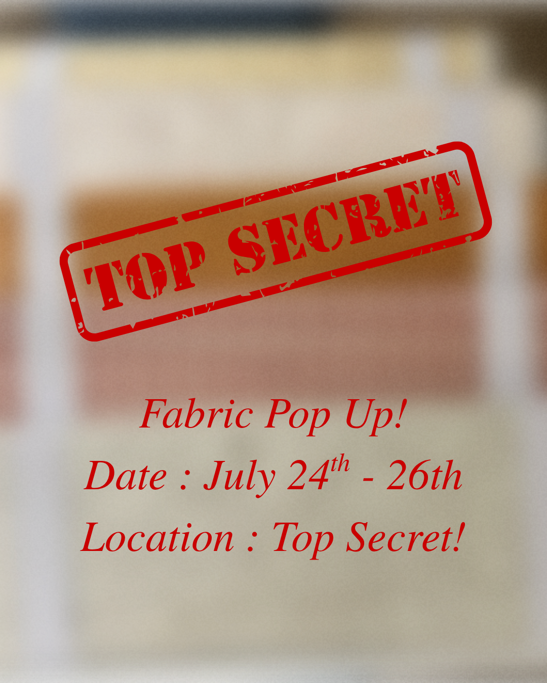 Fabric Pop Up