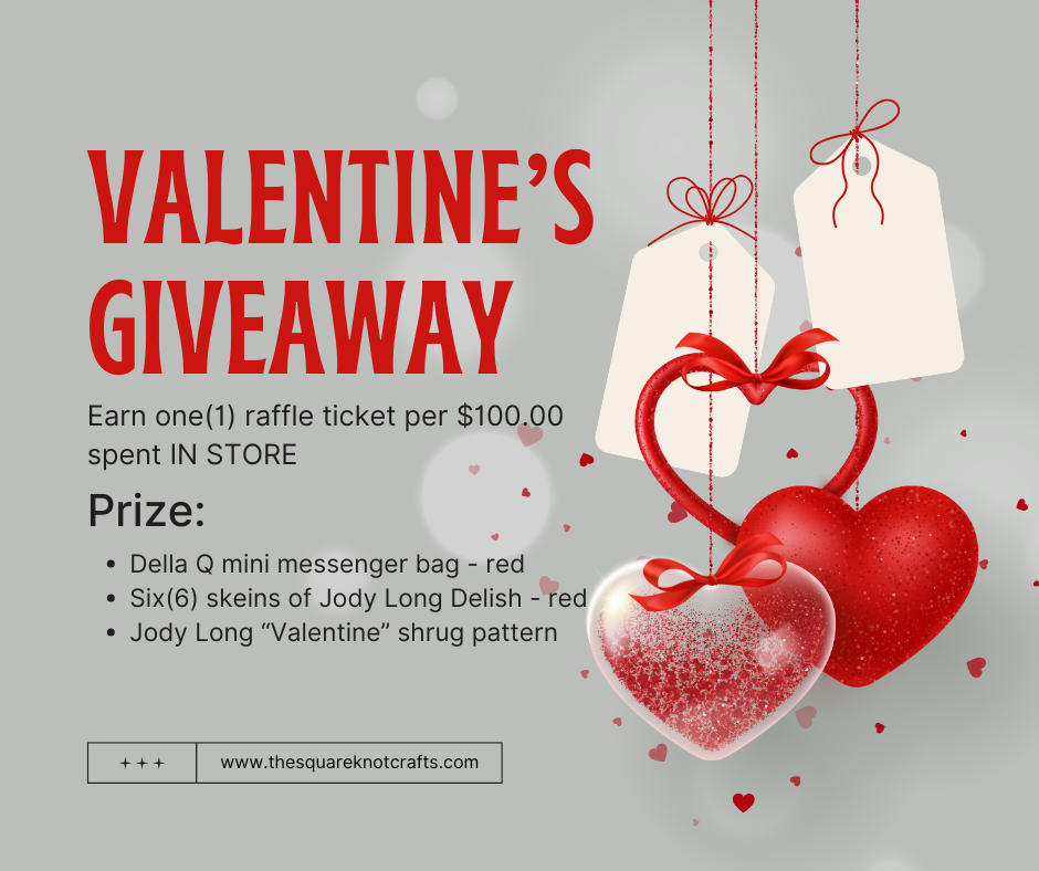 Valentine's Day Raffle – The Square Knot Crafts