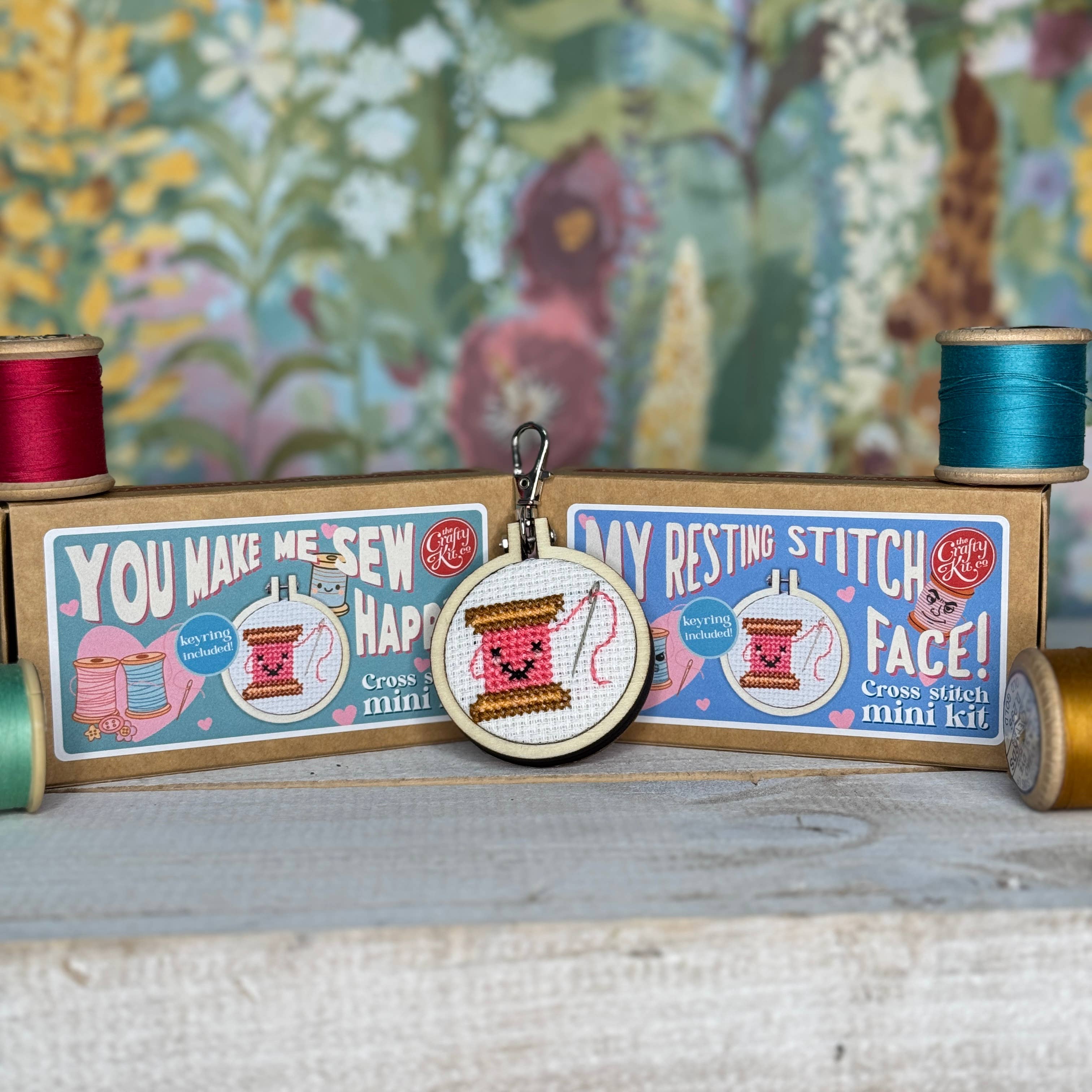 My Resting Stitch Face! Mini Matchbox Cross Stitch Kit – The Square ...