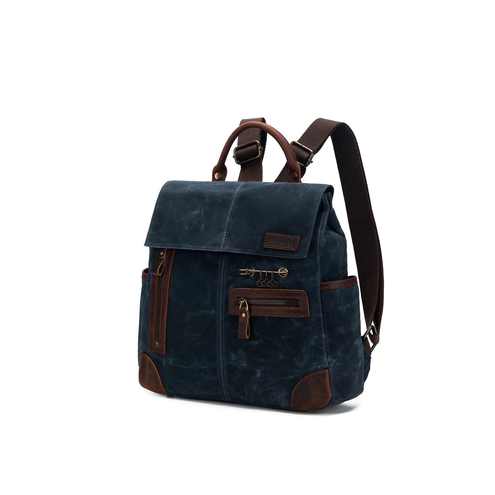 della Q Maker's Canvas Midi Backpack