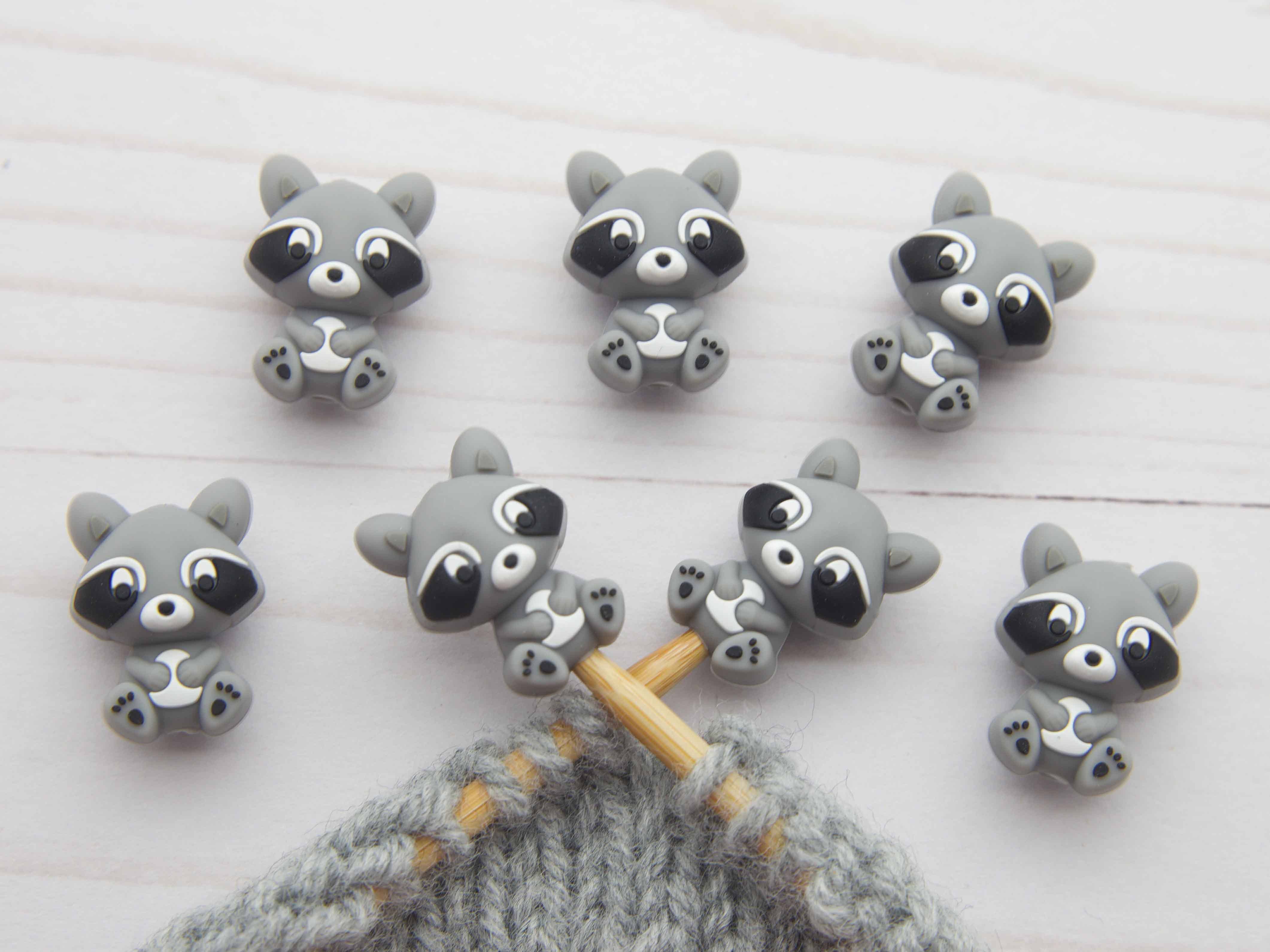 Little Raccoon | Stitch Stoppers Point Protectors Knitting