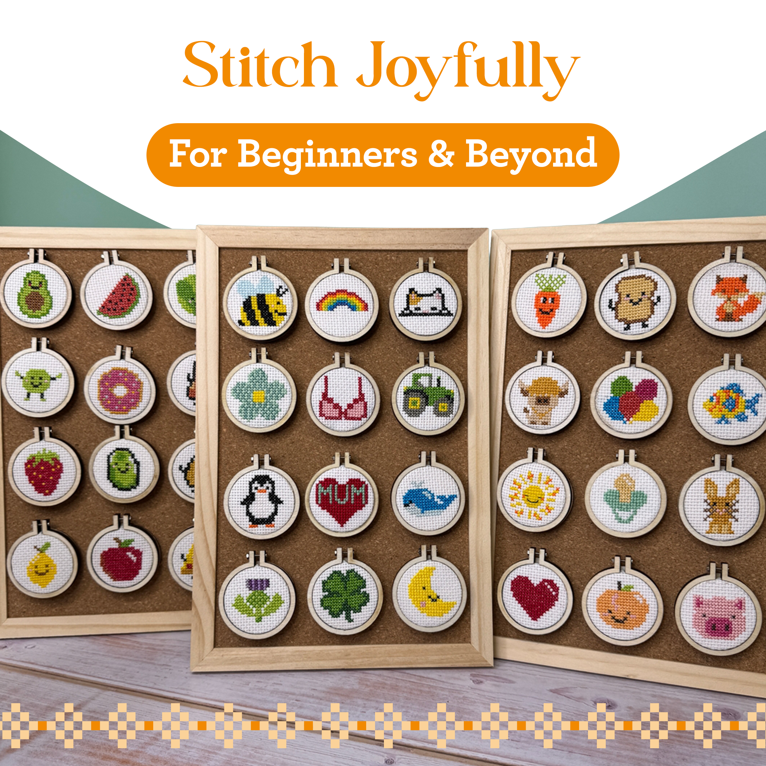 My Resting Stitch Face! Mini Matchbox Cross Stitch Kit – The Square ...