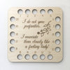 I Don't Spew Profanities Embroidery Floss Organizer for 20 Colors