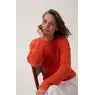 10909 Trumpet Flower Rib Sweater