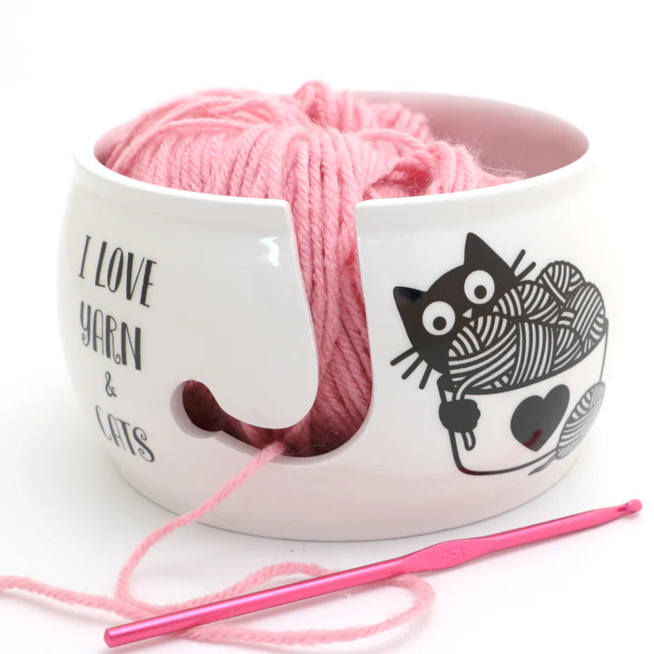 I Love Cats and Yarn - Yarn Bowl