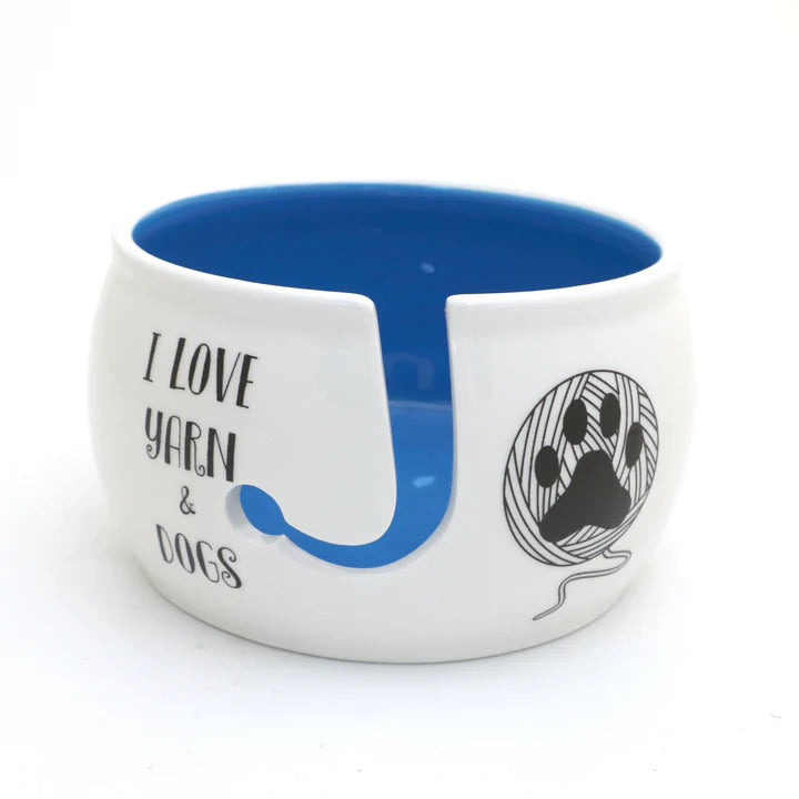 I Love Dogs and Yarn - Yarn Bowl