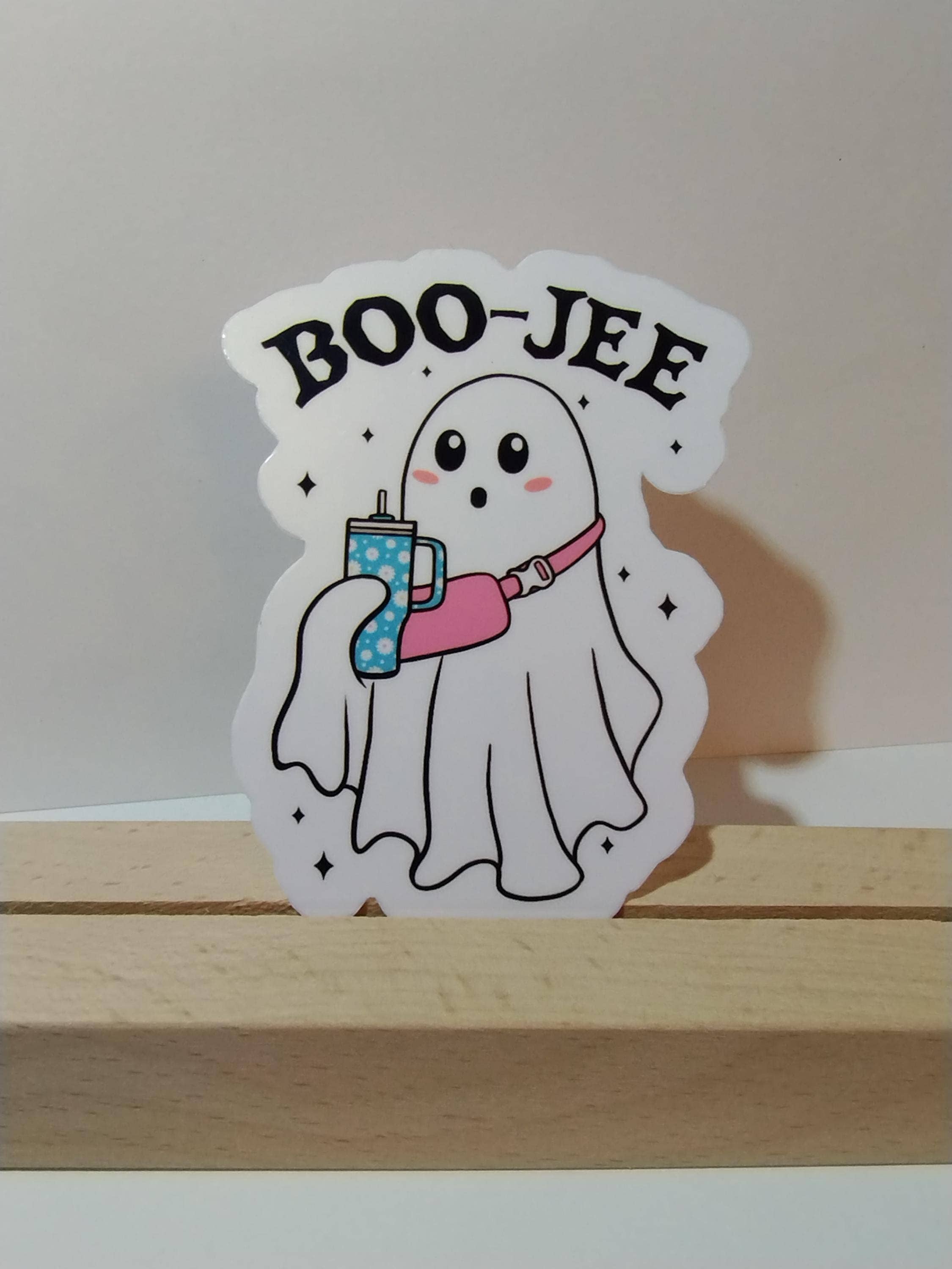 Boo-Jee Ghost Sticker for Paranormal Lovers & Gifts