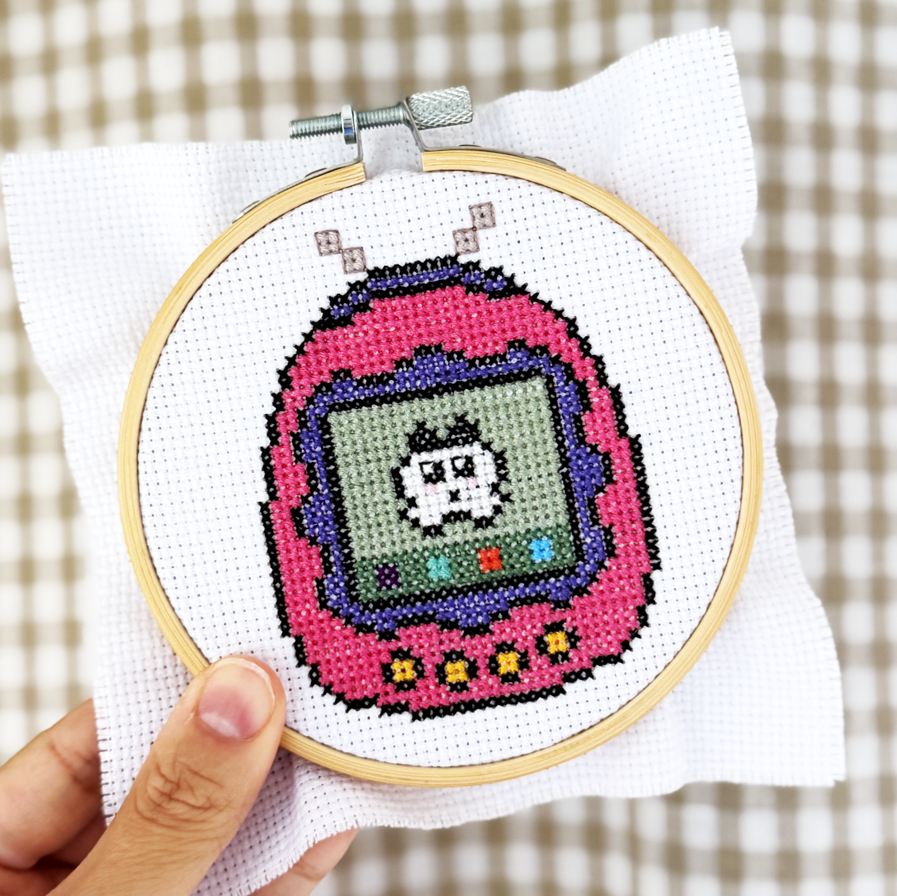 90's Virtual Pocket Pet Cross Stitch Kit