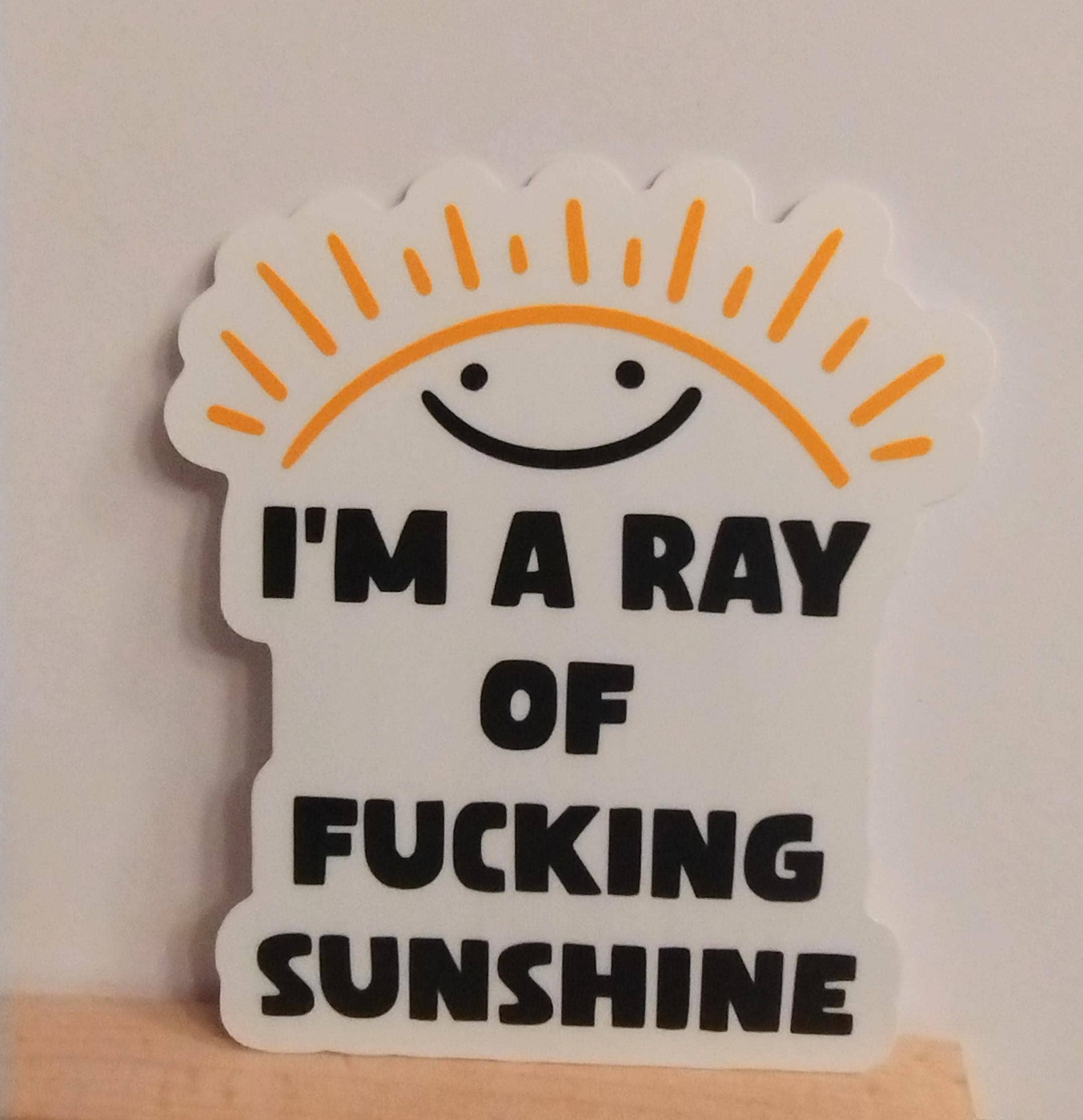 I'm A Ray of Fucking Sunshine Funny Adult Humor Sticker