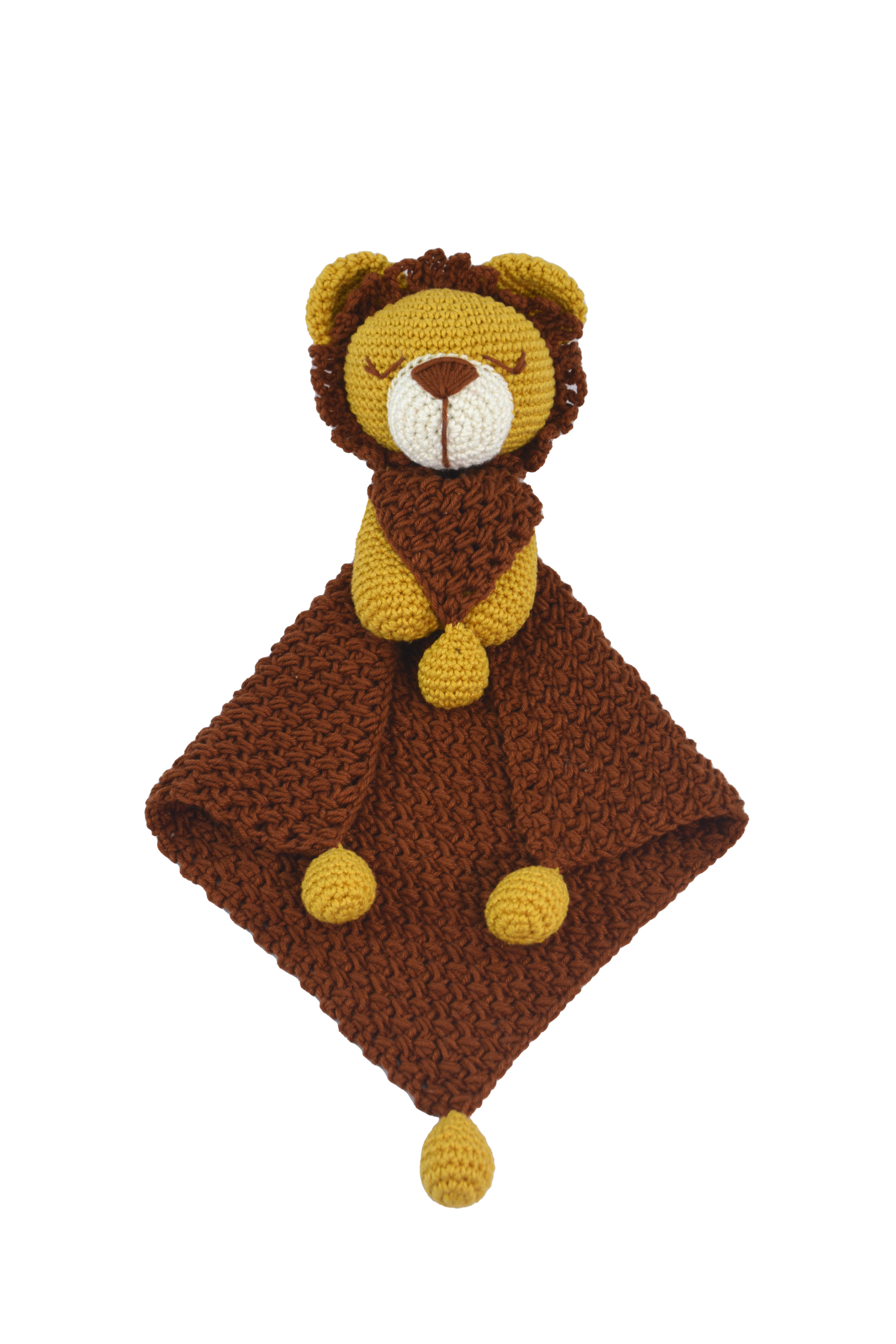 Amigurumi Kit Lovey Blanket Collection by Jonah Hands - Lion