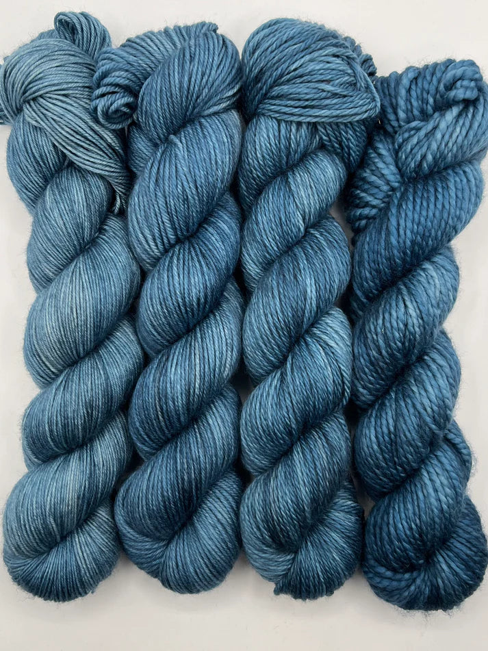 Dark Blue - Fingering Sock