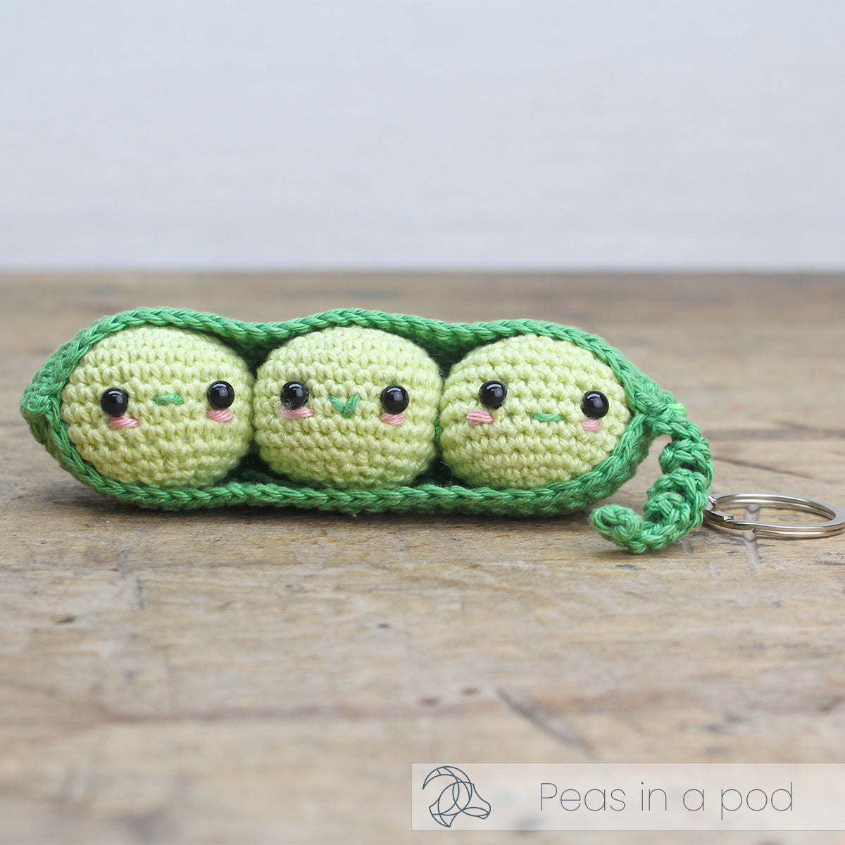 Peas in a Pod Keychain