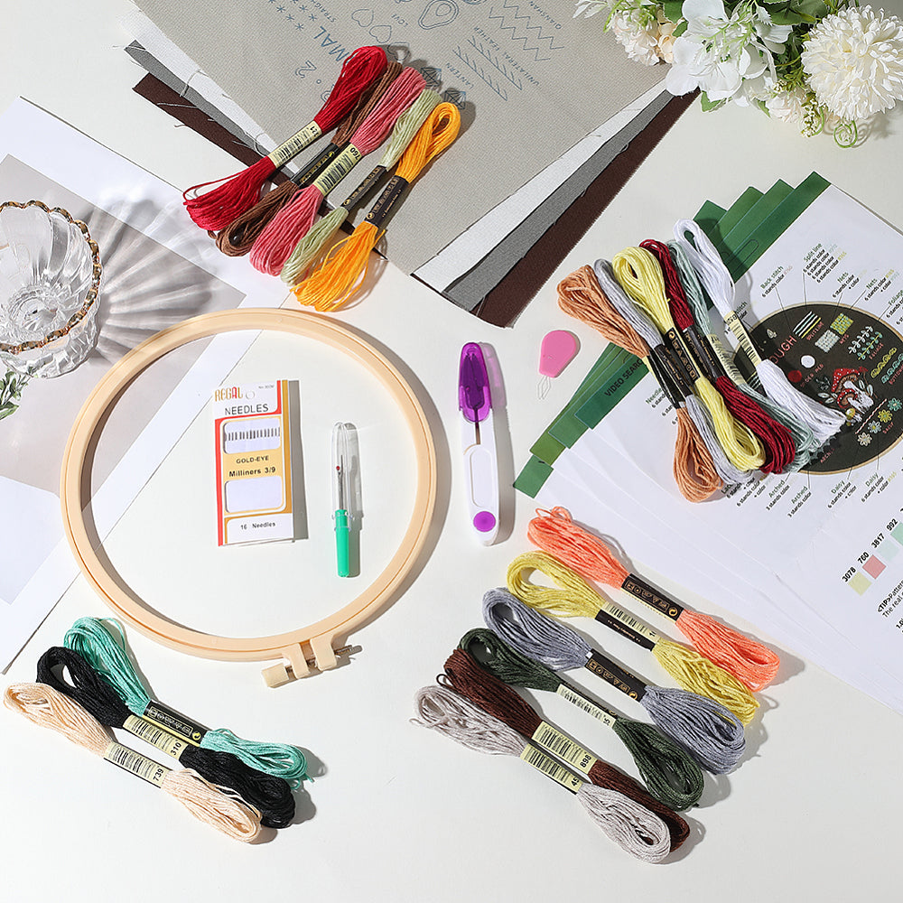 Progressive Mastery Embroidery Starter Kit – The Square Knot Crafts