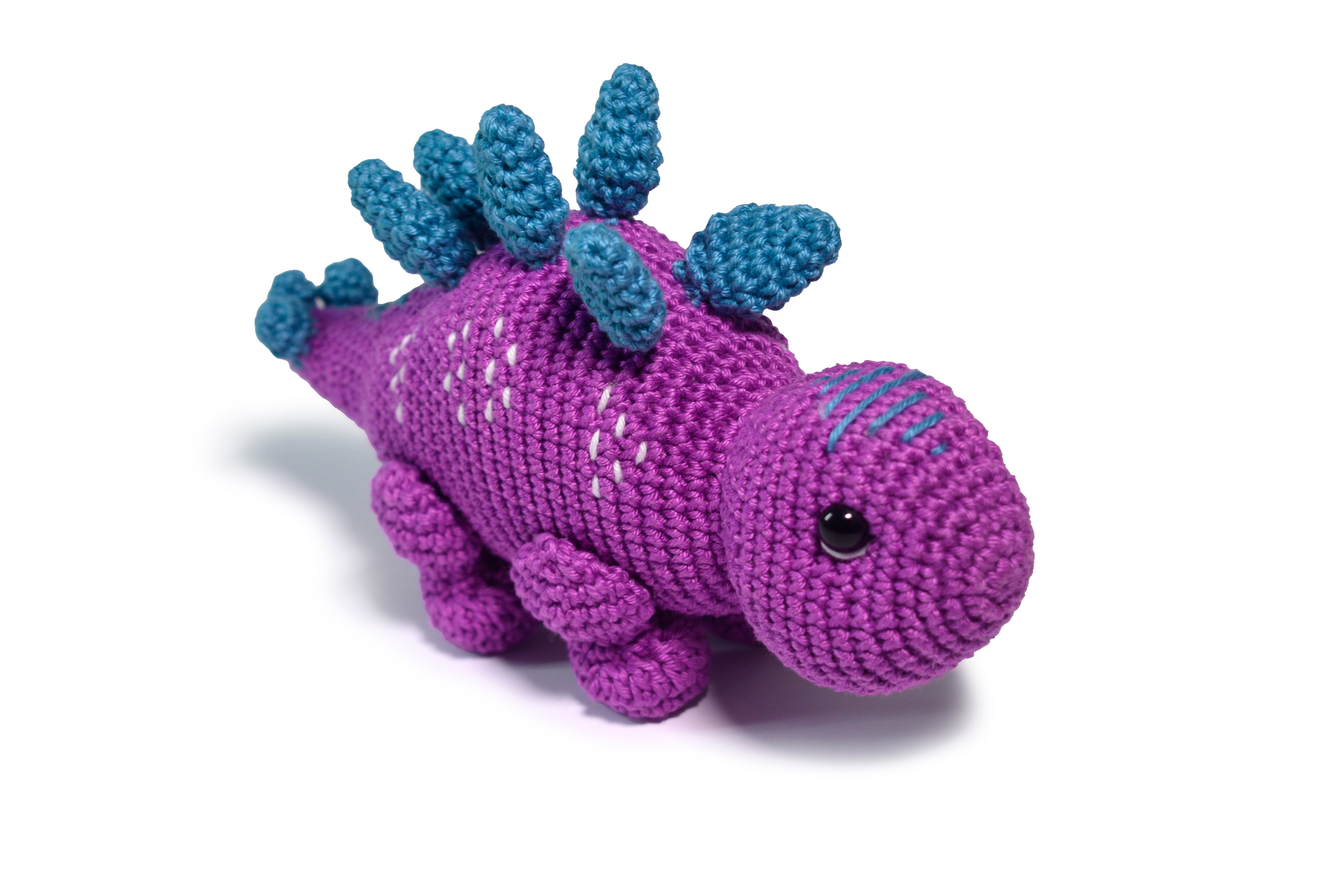 Amigurumi Kit Baby Dinos Collection - Baby Stegosaurus