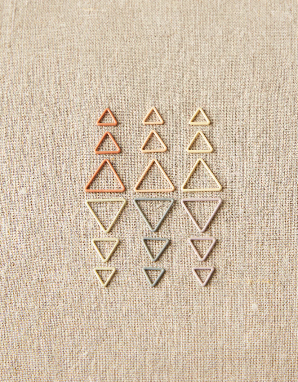 Triangle Stitch Markers - Earth Tones