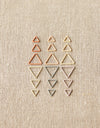 Triangle Stitch Markers - Earth Tones