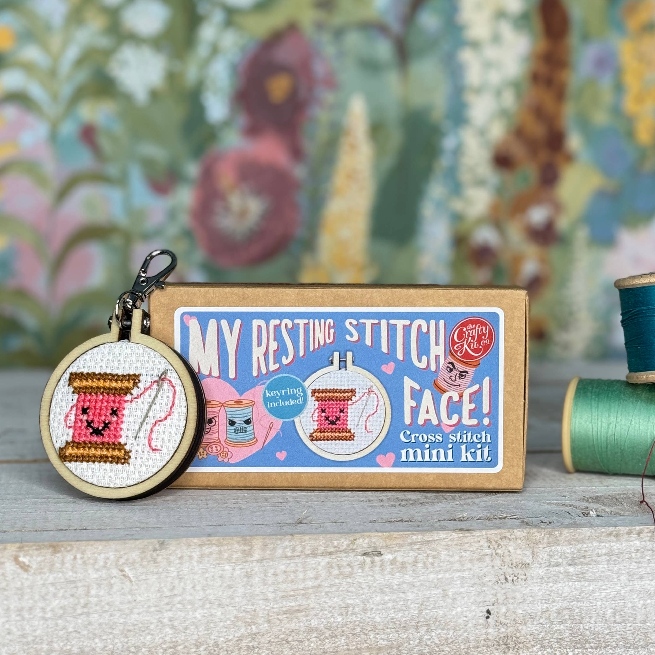 My Resting Stitch Face! Mini Matchbox Cross Stitch Kit – The Square ...