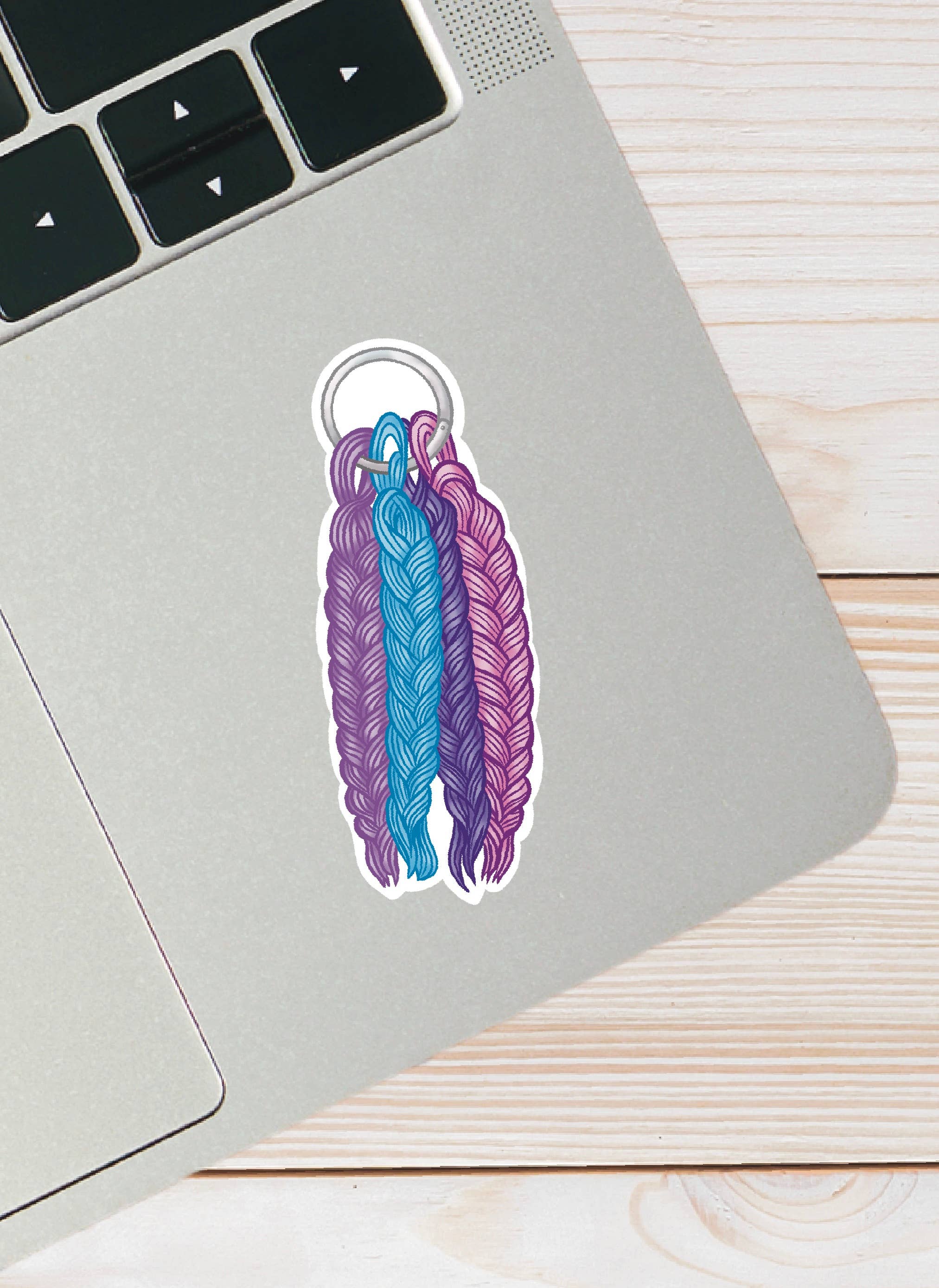 DMC Floss Drop Sticker - cross stitch or embroidery sticker