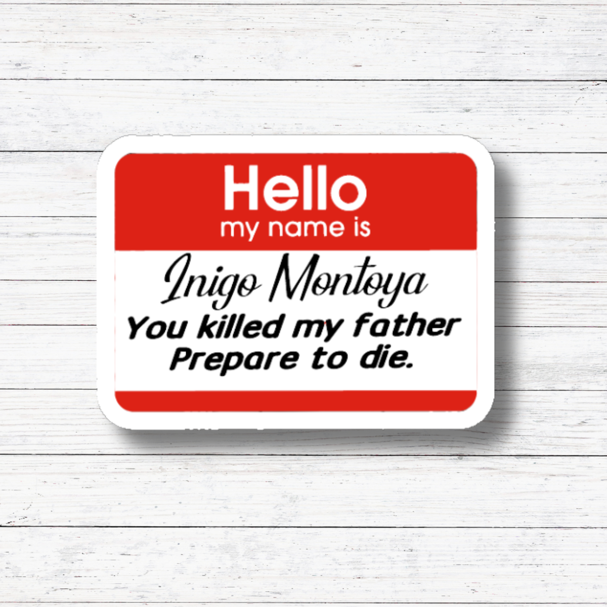 Inigo-80s Movie Sticker