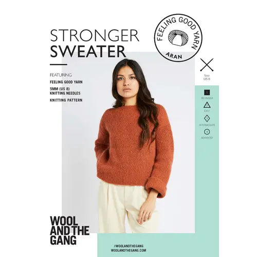 Stronger Sweater Pattern – The Square Knot Crafts
